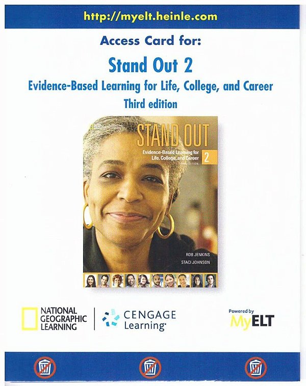 Stand Out 3RD Edition - 2 - Myelt Online Workbook,printed AC