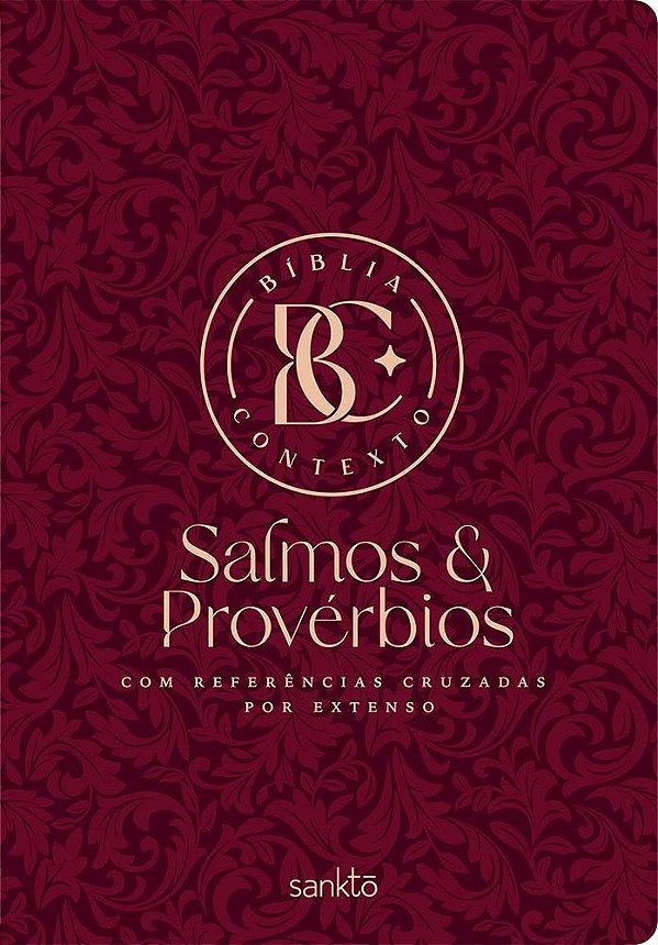 Bíblia Contexto - Salmos & Provérbios - Vinho Com Referências Cruzadas Por Extenso