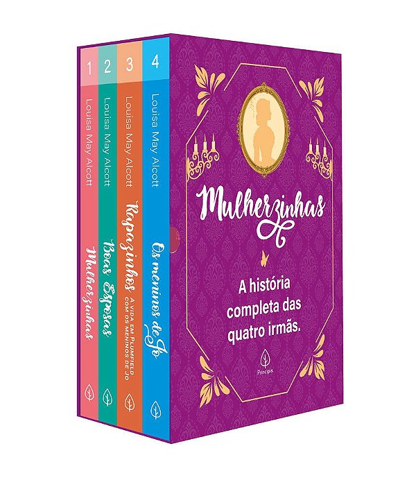 Box Mulherzinhas: A História Completa Com 4 Livros, Bloco De Anotações E Marcador De Página A História Completa