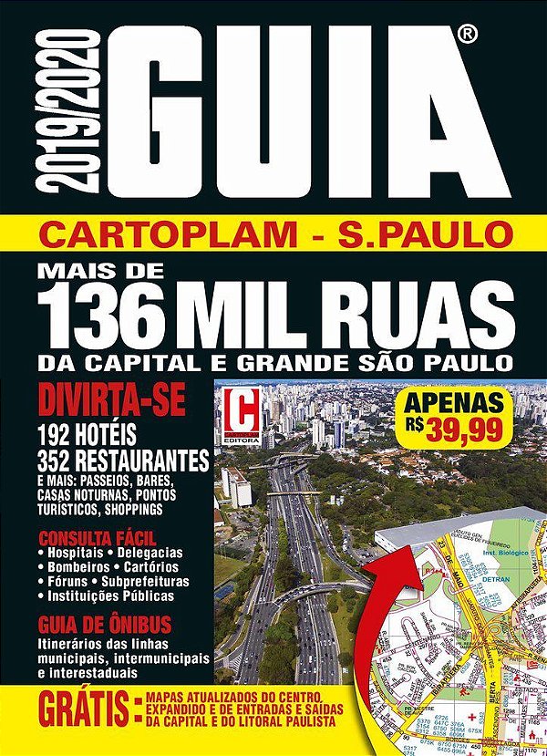 Guia Cartoplam Ruas São Paulo 2019/2020
