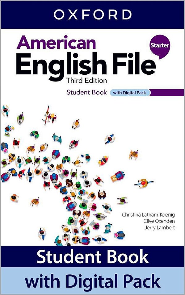American English File Starter - Student´s Book With Digital Pack - Third Edition