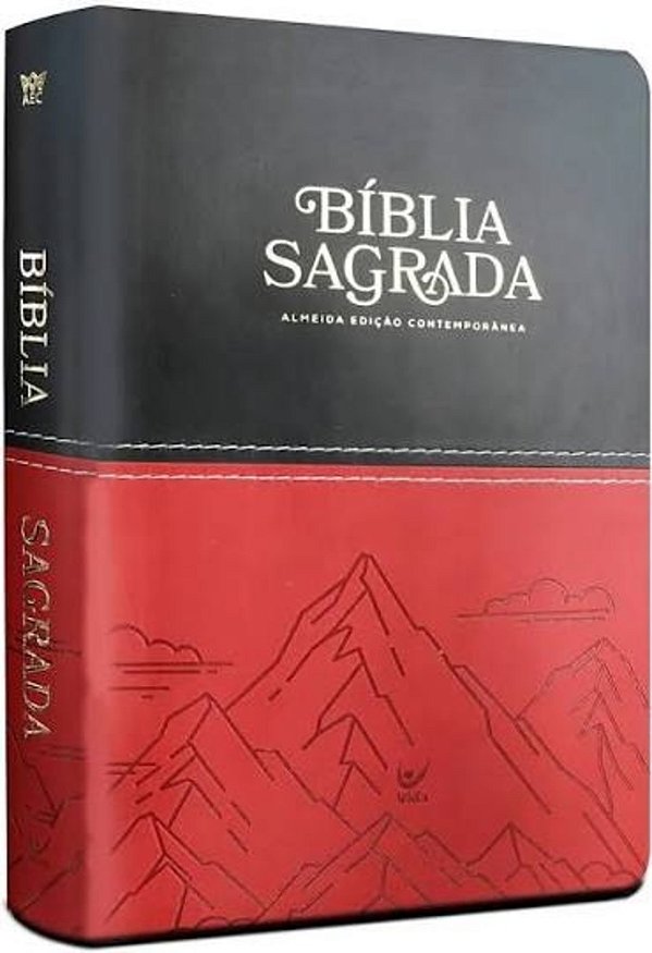 Bíblia Aec Letra Gigante Pu Preto E Vermelho - Montanhas