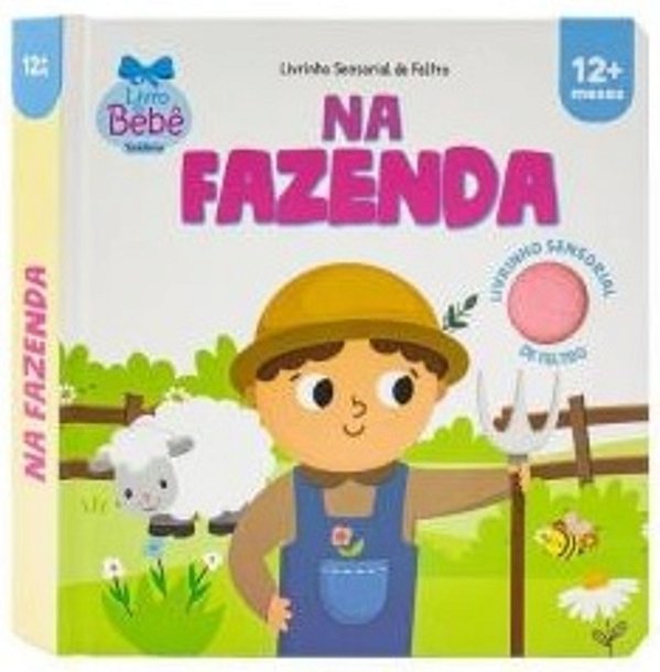 Livrinho Sensorial De Feltro: Na Fazenda