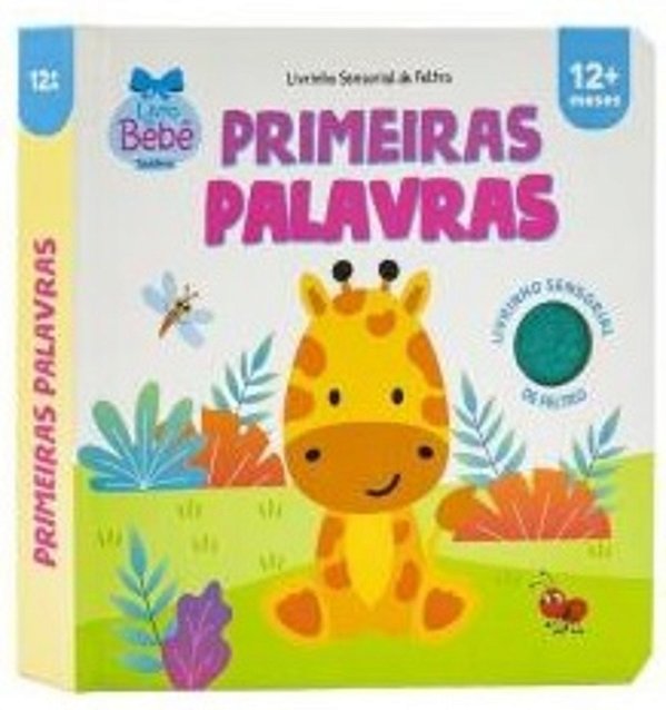 Livrinho Sensorial De Feltro: Primeiras Palavras