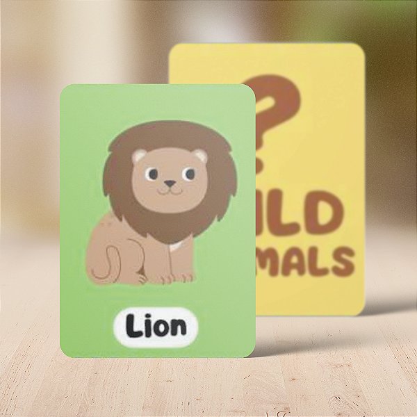Jogo da Memória Animais Selvagens - Wild Animals