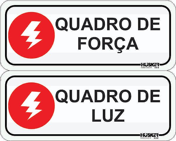 Kit de Placas Quadro de Força e Quadro de Luz