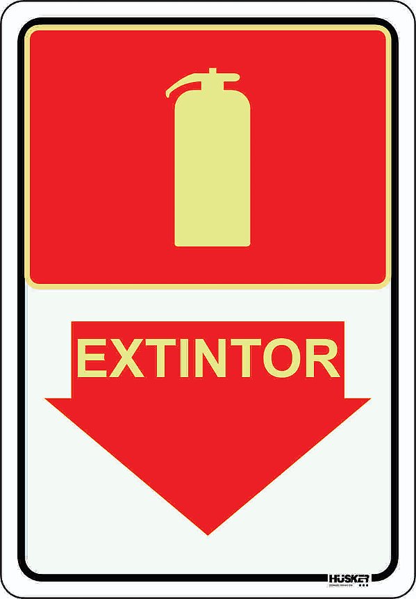 Placa Extintor 20x14 cm
