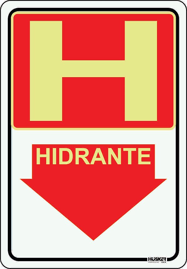 Placa Hidrante 30x20 cm