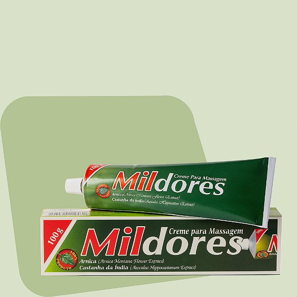 Creme para massagem MILDORES 100G
