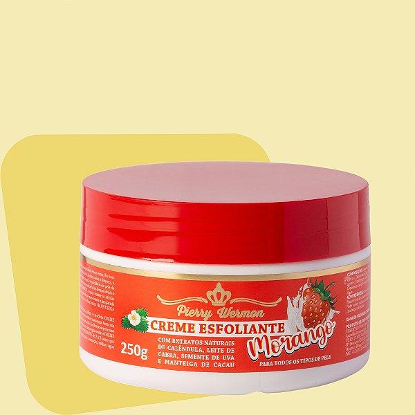 Creme Esfoliante MORANGO 250G