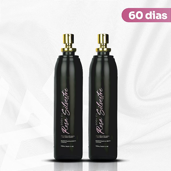 KIT 60 dias - 2x BODY OIL ROSA SILVESTRE – 120ML