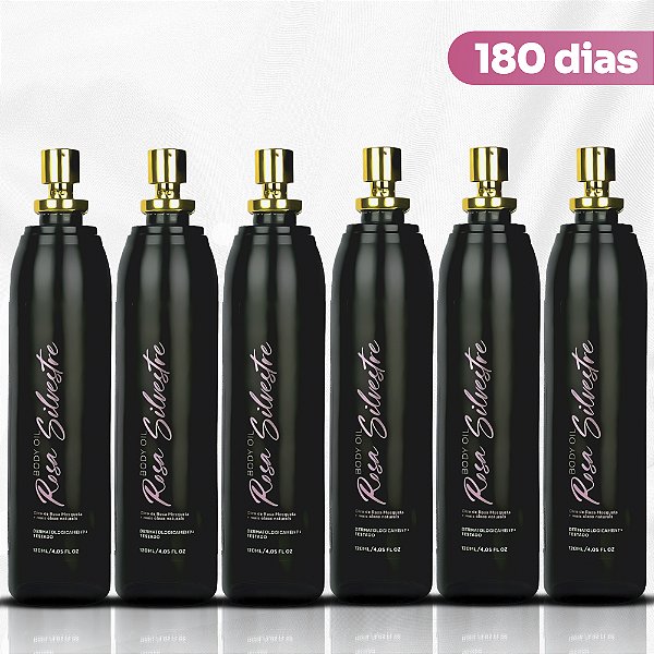 KIT 180 dias - 6x BODY OIL ROSA SILVESTRE – 120ML