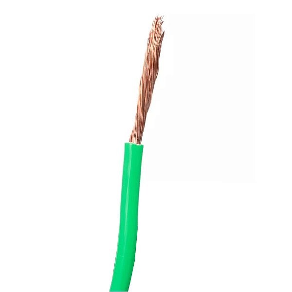 Kit 3 Cabo Eletrico Flexivel 2,5mm 100 Metros Fio AntiChama Cores:2 verde e 1 Pr