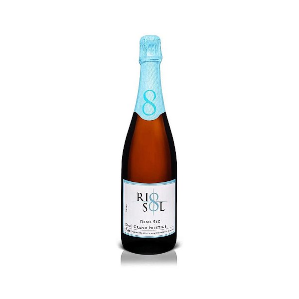 Espumante Branco Brasileiro Rio Sol Demi- Sec 750ml
