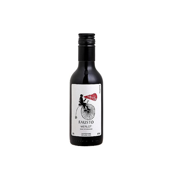 Vinho Tinto Brasileiro Fausto Pizzato Merlot 187ml