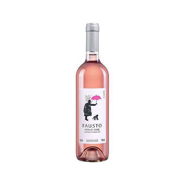 Vinho Rosé Brasileiro Fausto Pizzato Merlot 750ml