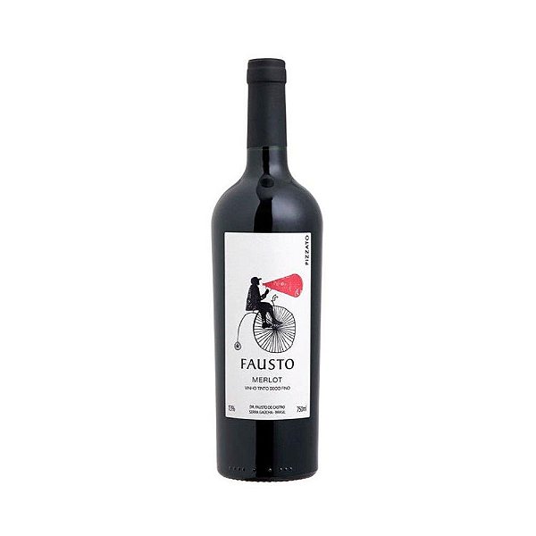Vinho Tinto Brasileiro Fausto Pizzato Merlot 750ml