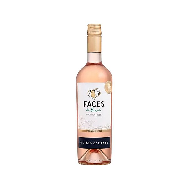 Vinho Rosé Brasileiro Lidio Carraro Faces 750ml