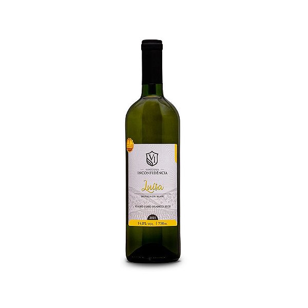 Vinho Branco Brasileiro Inconfidência Luiza Sauvignon Blanc 750ml