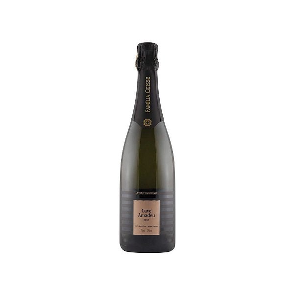 Espumante Branco  Brasileiro Cave Amadeu Brut 750ml