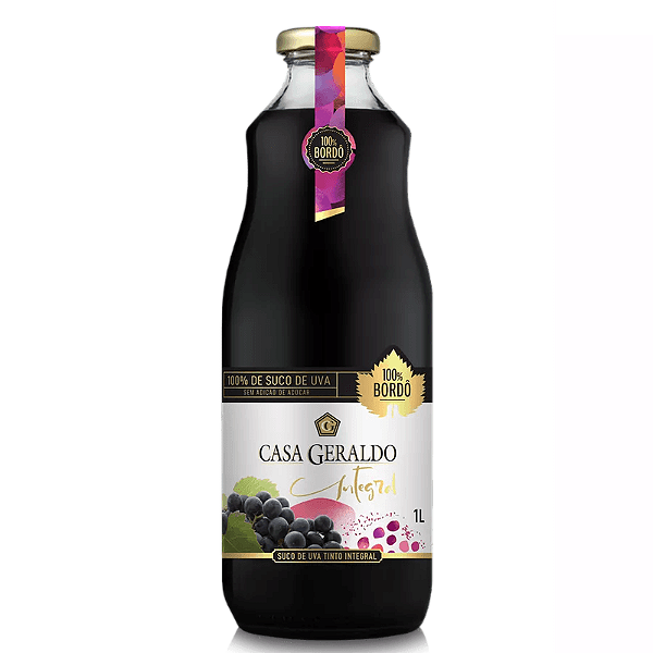Suco de Uva Tinto Brasileiro Casa Geraldo 1000ml