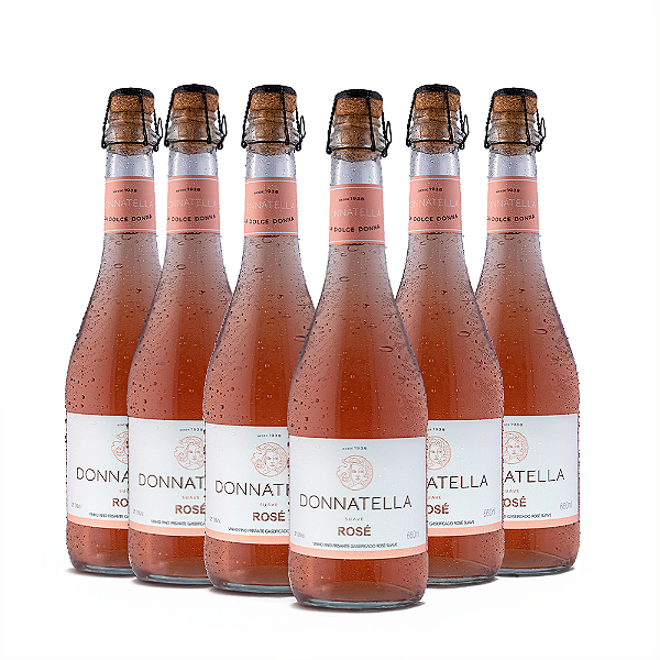 Caixa com 6 Frisantes Donnatella Rosé