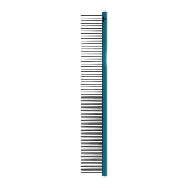Pente 25cm Duplo Alumínio Azul Propetz