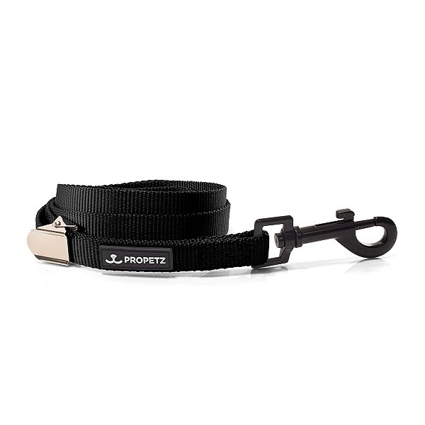 Guia para Cachorro Nylon 45cm Preta Propetz