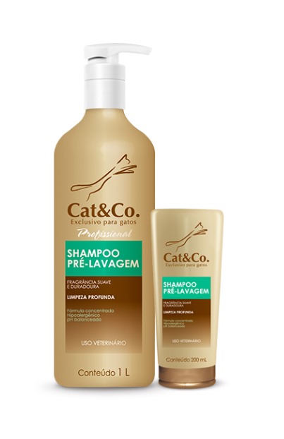 Shampoo Pré Lavagem Gatos