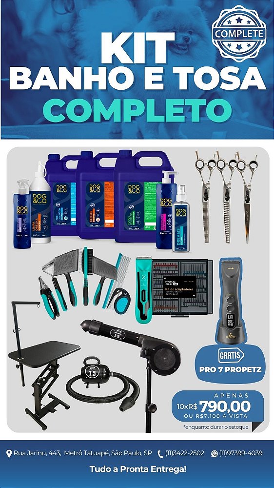 Kit Banho e Tosa
