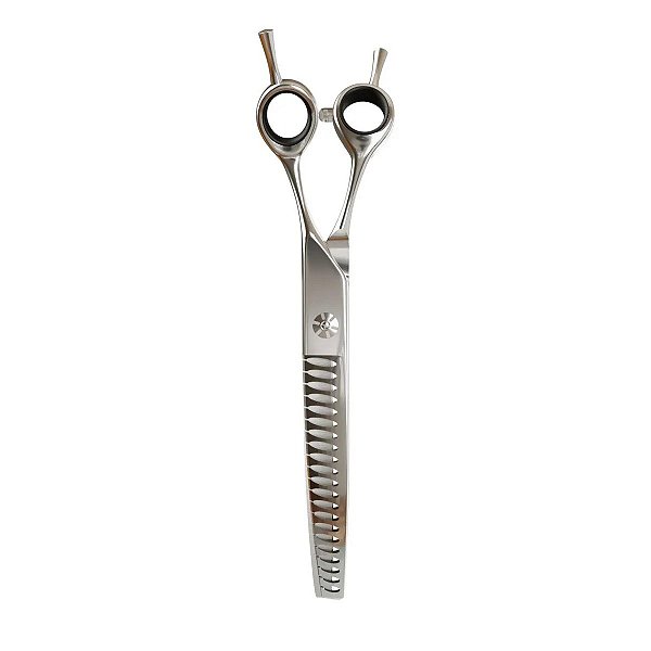 Tesoura para Tosa Profissional Tubarão Curva 7.5” Chrome 440C Premium