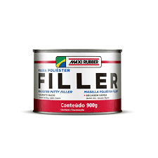 MAXI RUBBER MASSA POLIESTER FILLER 900G C/ CATALISADOR 1MG030