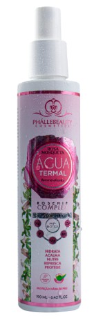 Água termal remineralizante rosa mosqueta Phálllebeauty