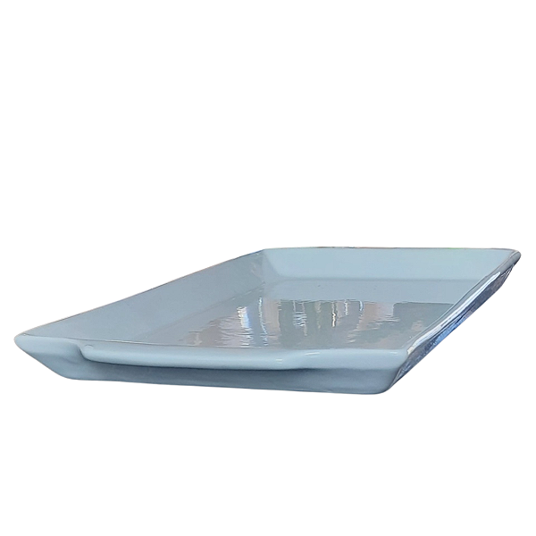 Bandeja Travessa refratária - Porcelana Branca (CxLxA) 30cm x 17cm x 2,5cm (2)