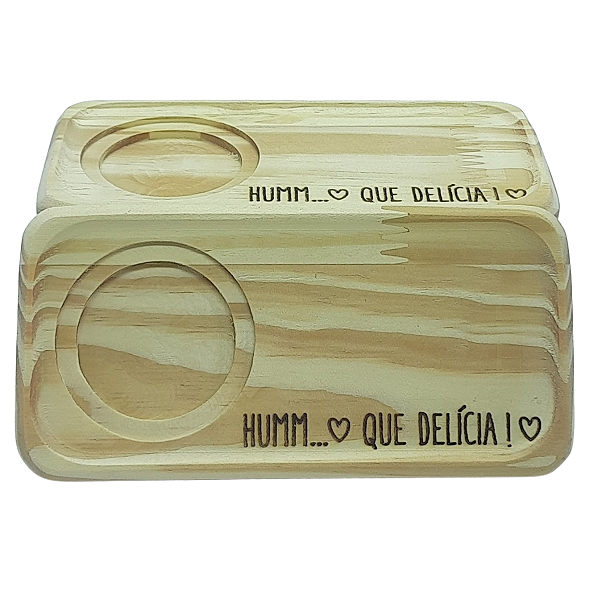 kit Jogo conjunto 4 Pires Ret. p/ xícaras café chá - Pinus