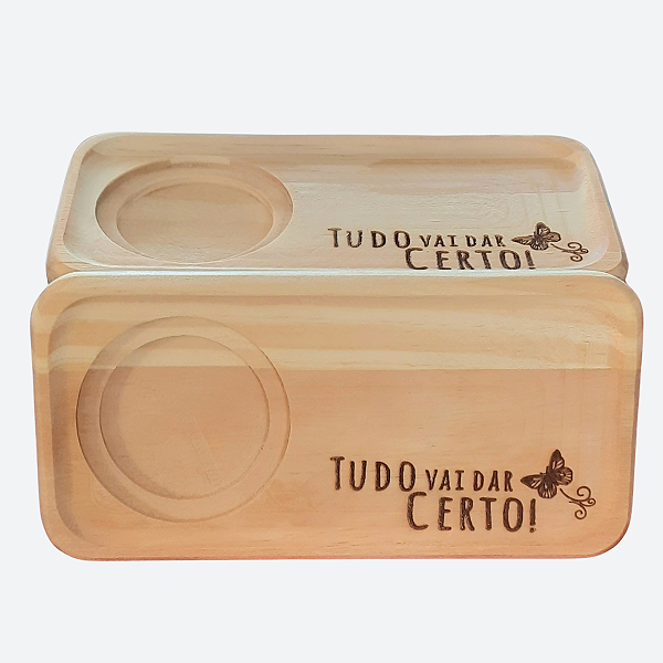 Kit Jogo conjunto 6 Pires Ret. p/ xícaras café chá - Pinus-4