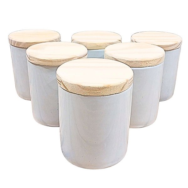 Porta Condimentos Temperos 6 Potes Porcelana Cozinha (3)