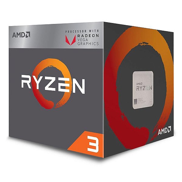 Processador AMD Ryzen 3 2200G, 3.5GHz (3.7GHz Max Turbo), Cache 6MB, AM4 - YD2200C5FBBOX - Seminovo