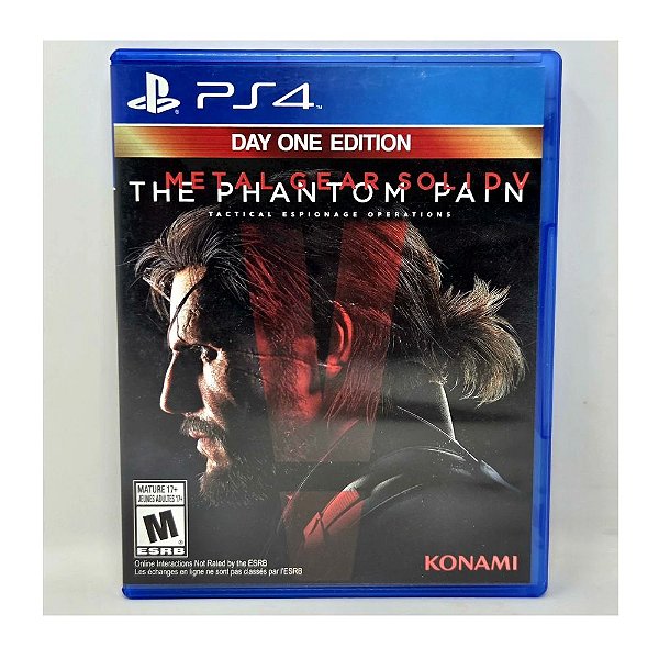 Jogo Metal Gear Solid V: The Phantom Pain Seminovo Americano PS4