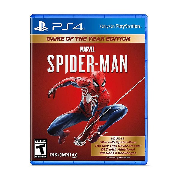 Jogo Spiderman Game of The Year Edition Seminovo PS4