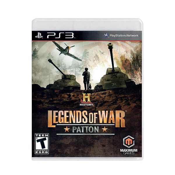 Jogo Legends of War Patton Lacrado PS3