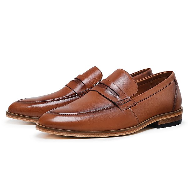 Sapato masculino Roy Latego Caramelo