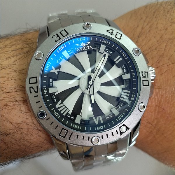 Relógio invicta Speedway Mostrador Branco