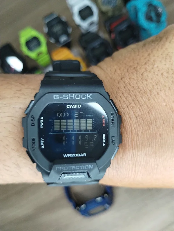 G-Shock GBD-200 Preto 46MM A Prova D'água