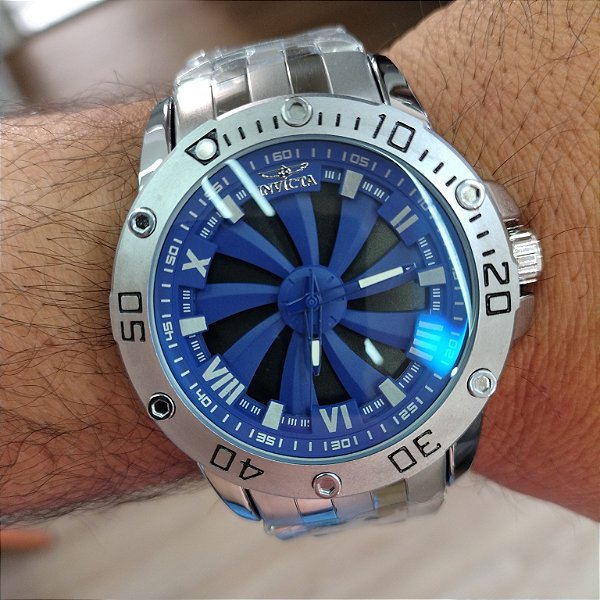 Relógio invicta Speedway Mostrador Azul