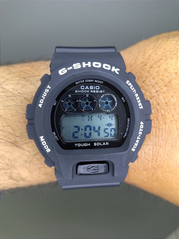 G-Shock DW-6900 Preto 46MM A Prova D'água