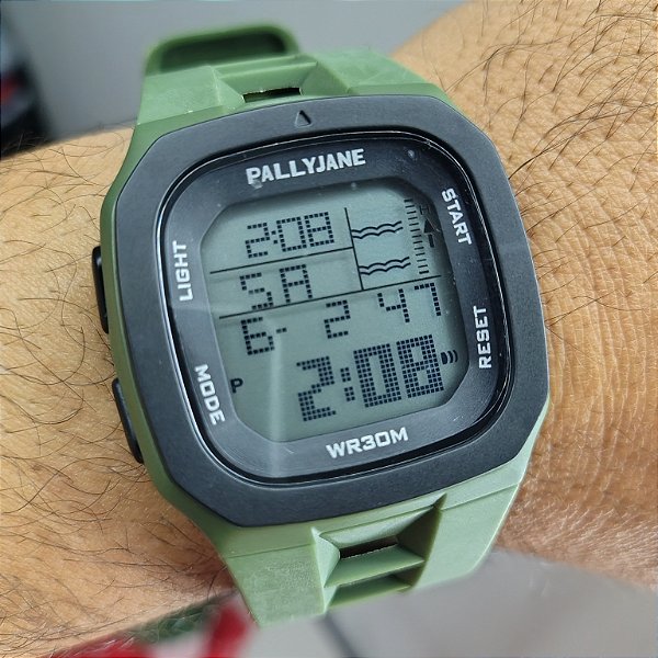 Relógio pallyjane Verde 46MM A Prova D'água