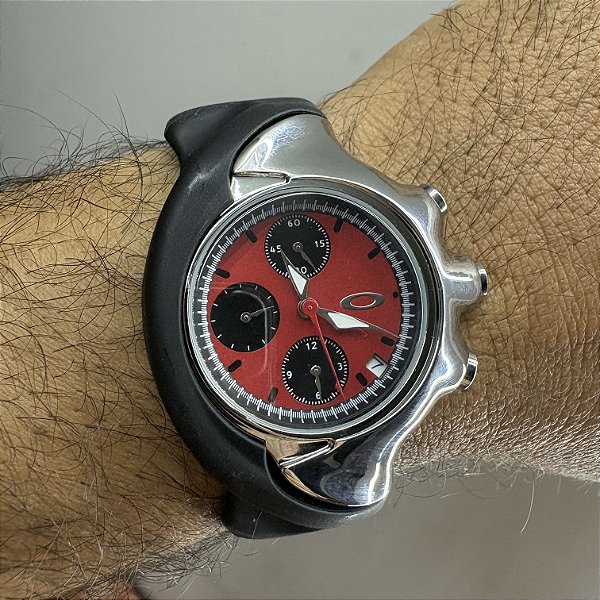 Relógio Detonador Mostrador Vermelho 45MM