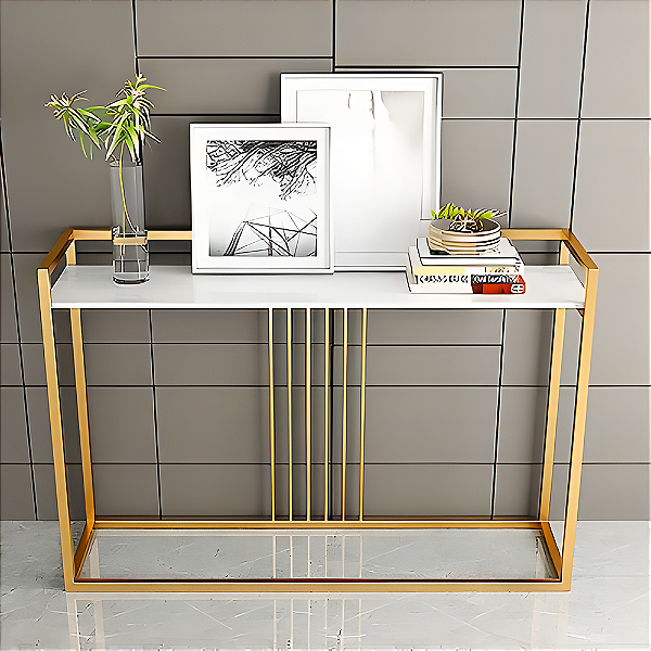 Aparador de ferro dourado modelo Luxo 1,00X35
