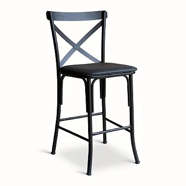 Banqueta Preta de Ferro Katrina
